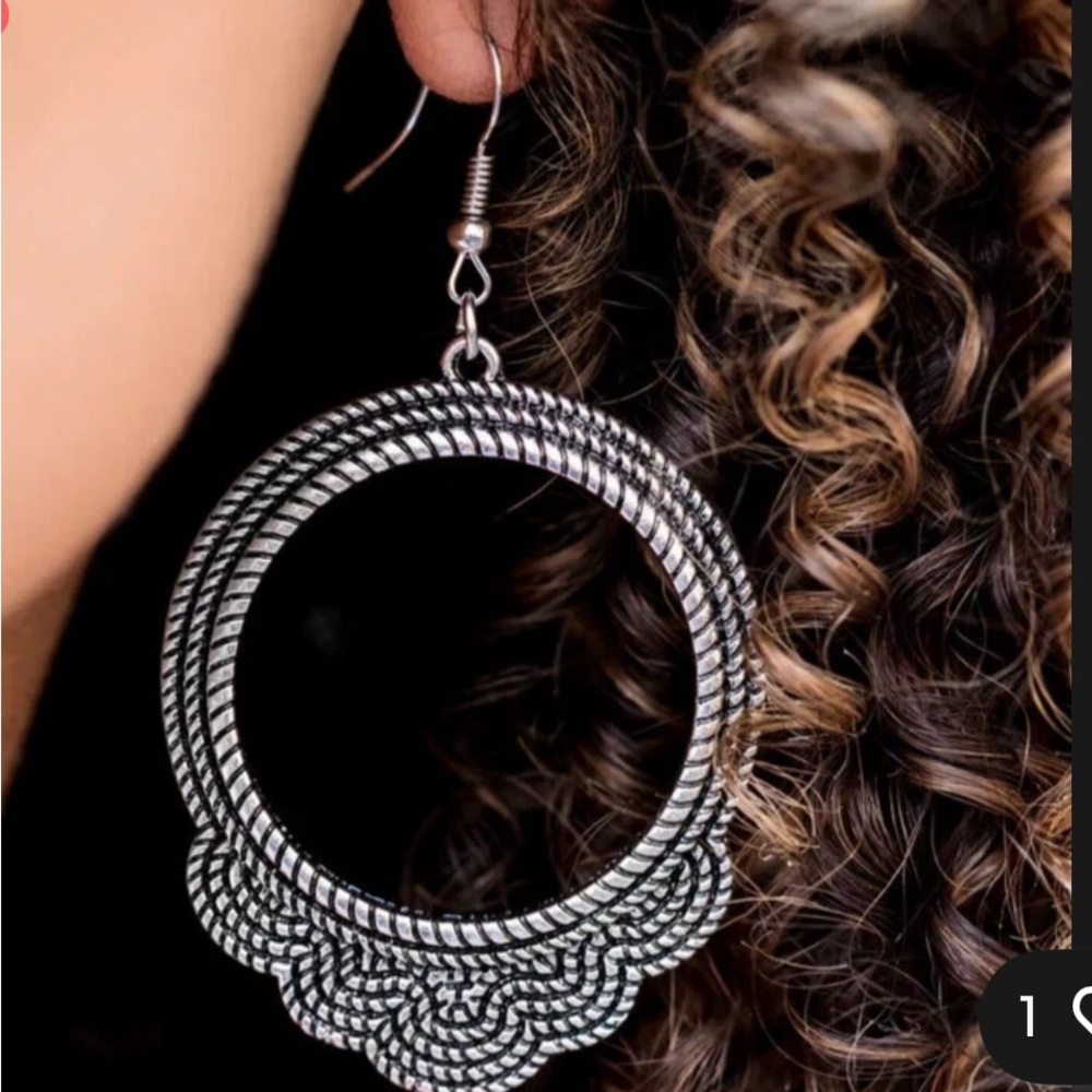 Elegant Silver Hoop Earrings